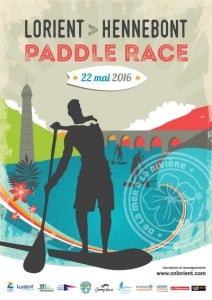 2016-06-22, affiche Lorient Hennebont Paddle Race