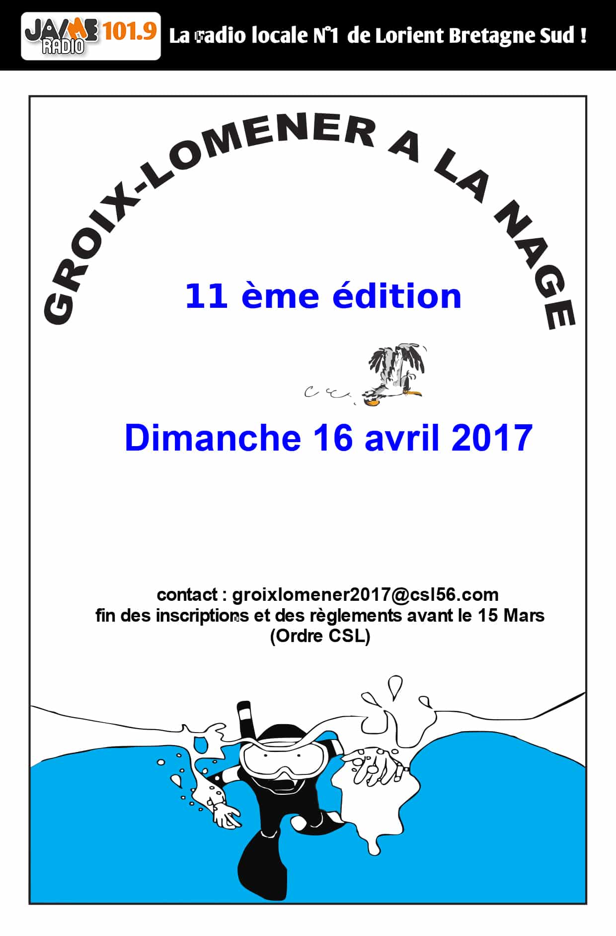 2017-04-16, Groix Lomener à la nage