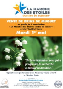 muguet, marche des etoiles contre le cancer