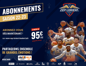 abonnement CEP Lorient Breizh Basket