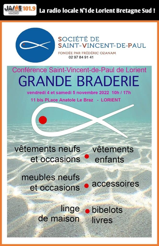 Braderie solidaire Conférence St Vincent de Paul