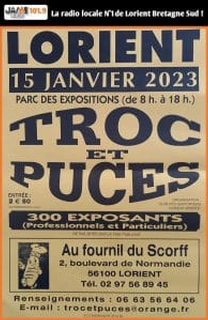 affiche troc et puces Lorient