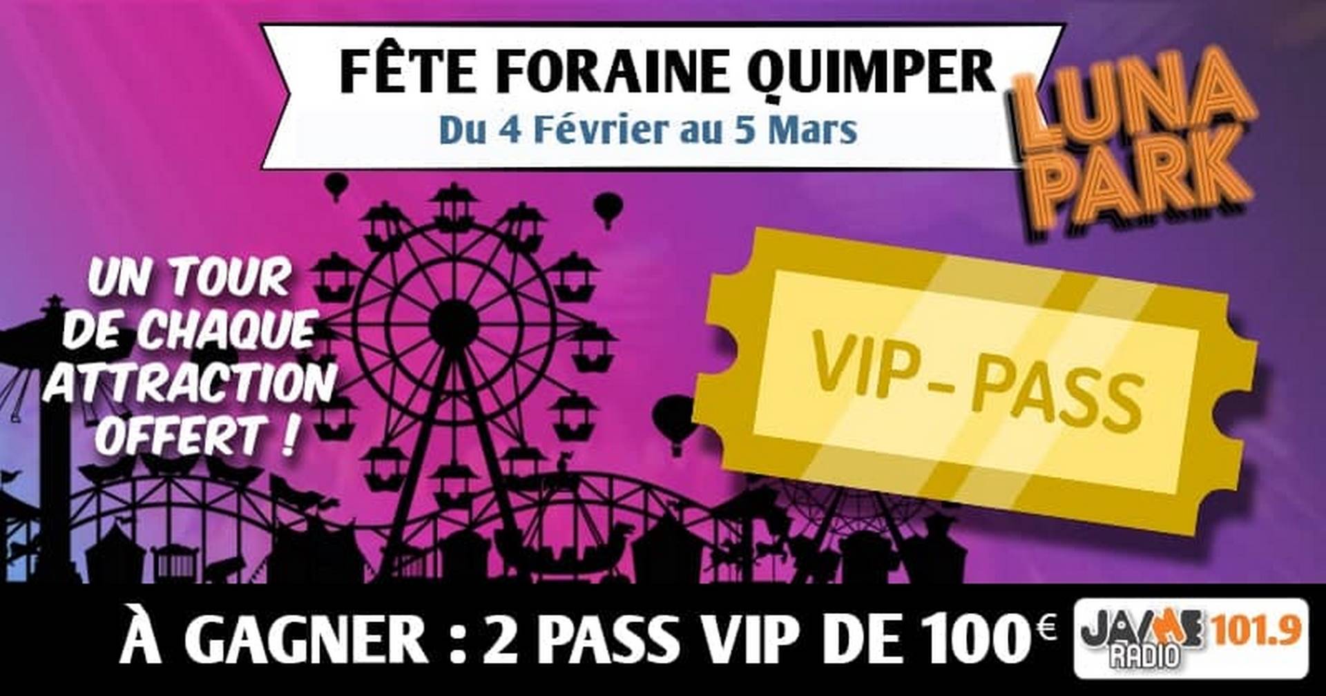 fête foraine Quimper 2023