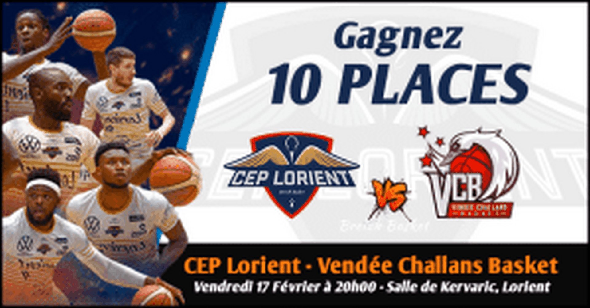 CEP face à Vendée Challans Basket
