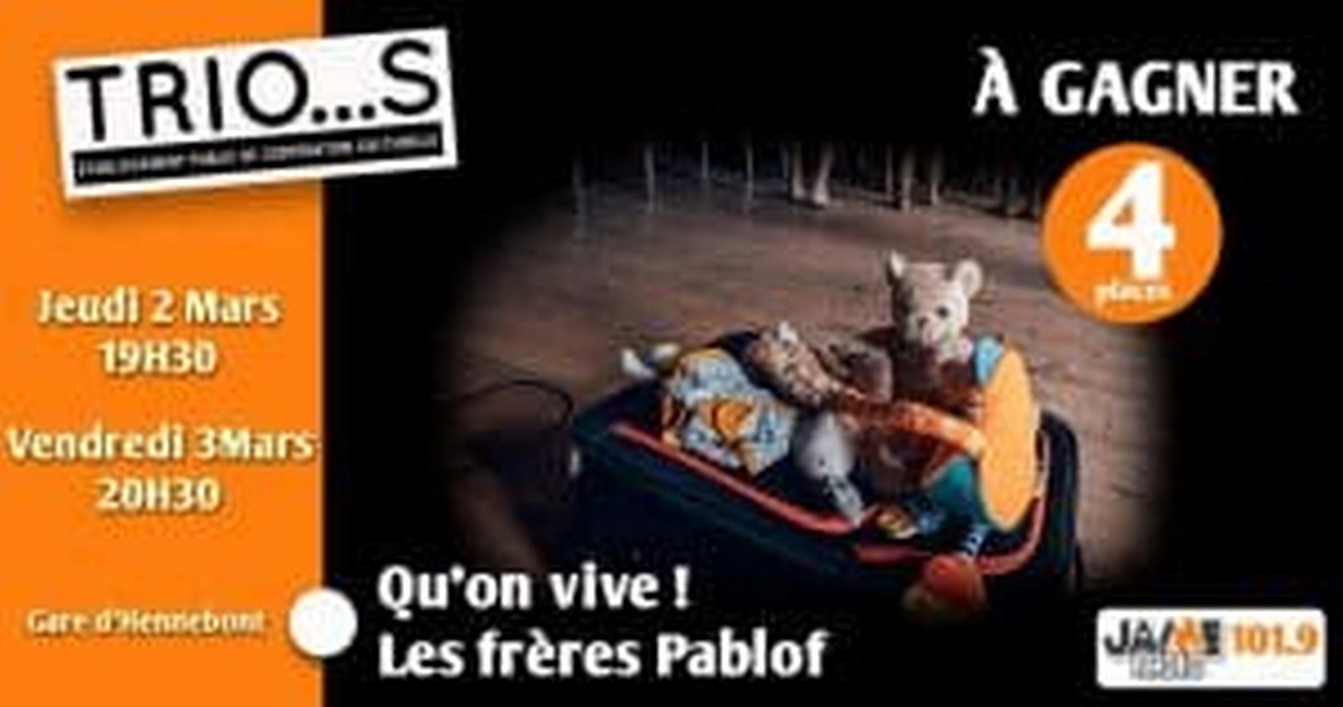 Qu’on vive ! théâtre à l'hôtel de la gare à Hennebont