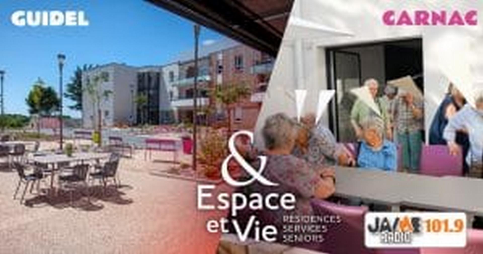 Espace et Vie, des résidences services seniors à Guidel et Carnac