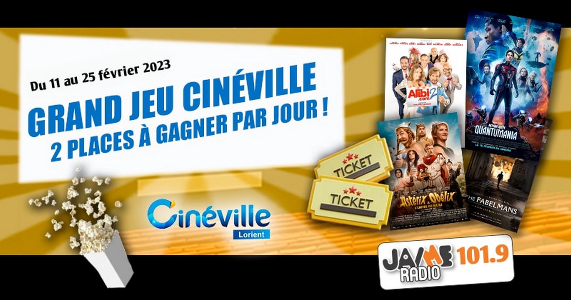 Grand jeu cinéma Cinéville Lorient