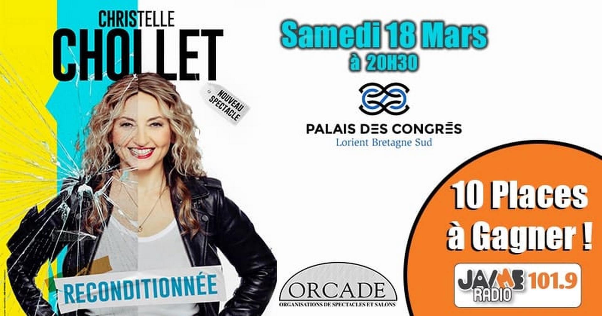 Christelle Chollet au Palais des Congrès de Lorient