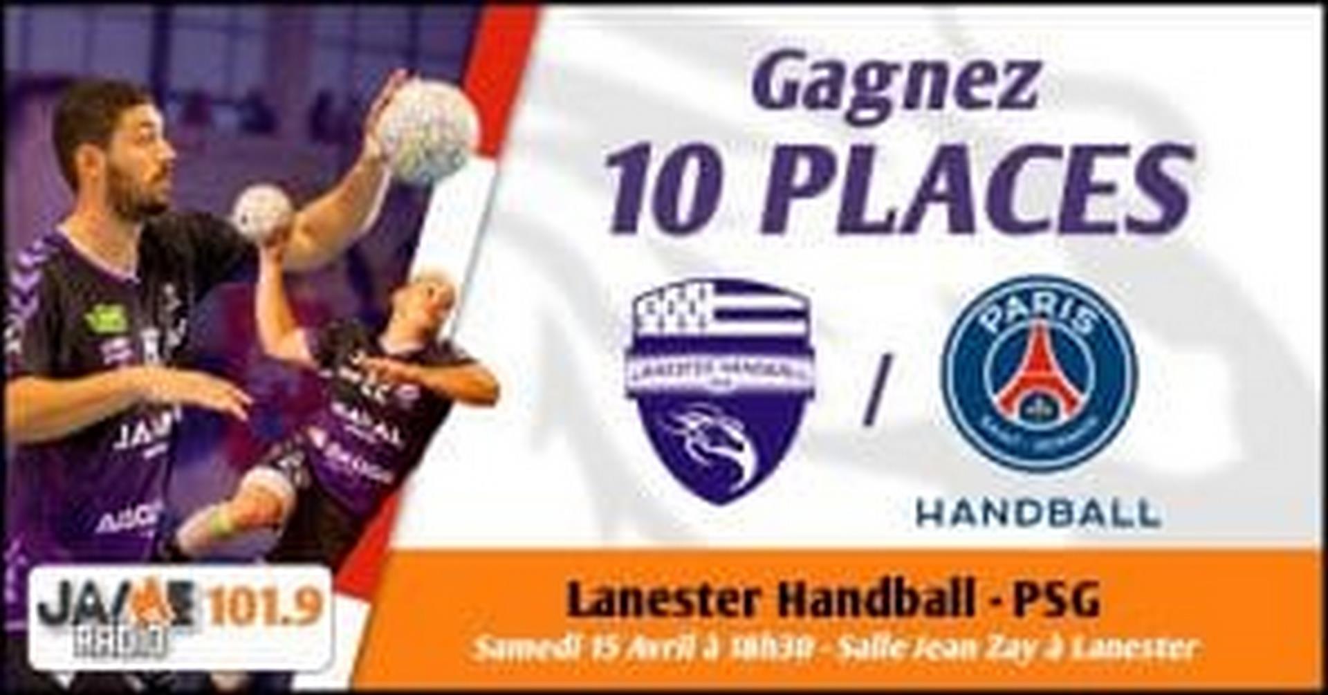 Gagnez vos places pour le match entre Lanester Handball et PSG Handball !
