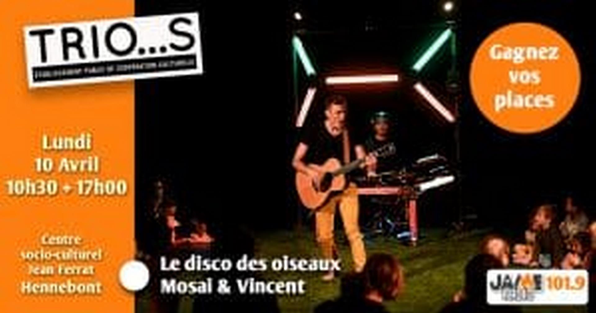 concert “le disco des oiseaux” au Centre socio-culturel Jean Ferrat d’Hennebont