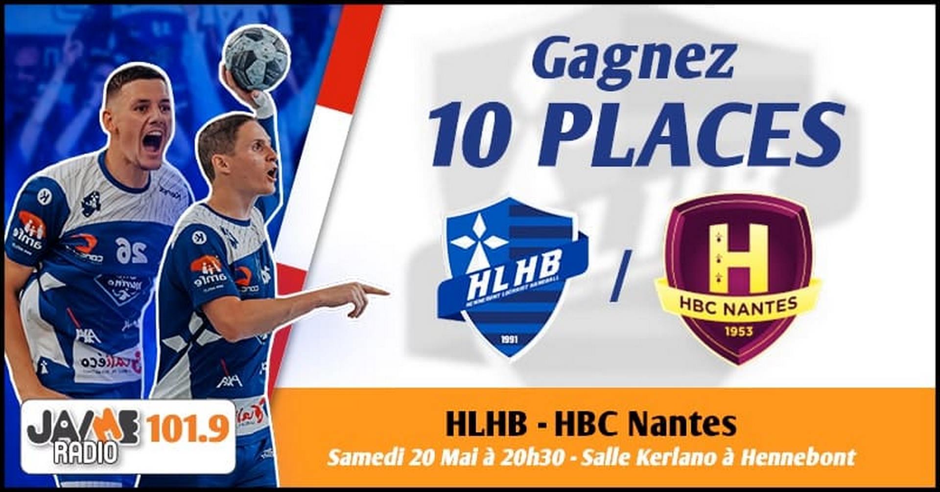 Gagnez vos places pour le match entre Le Hennebont Lochrist Handball et le Handball Club de Nantes !