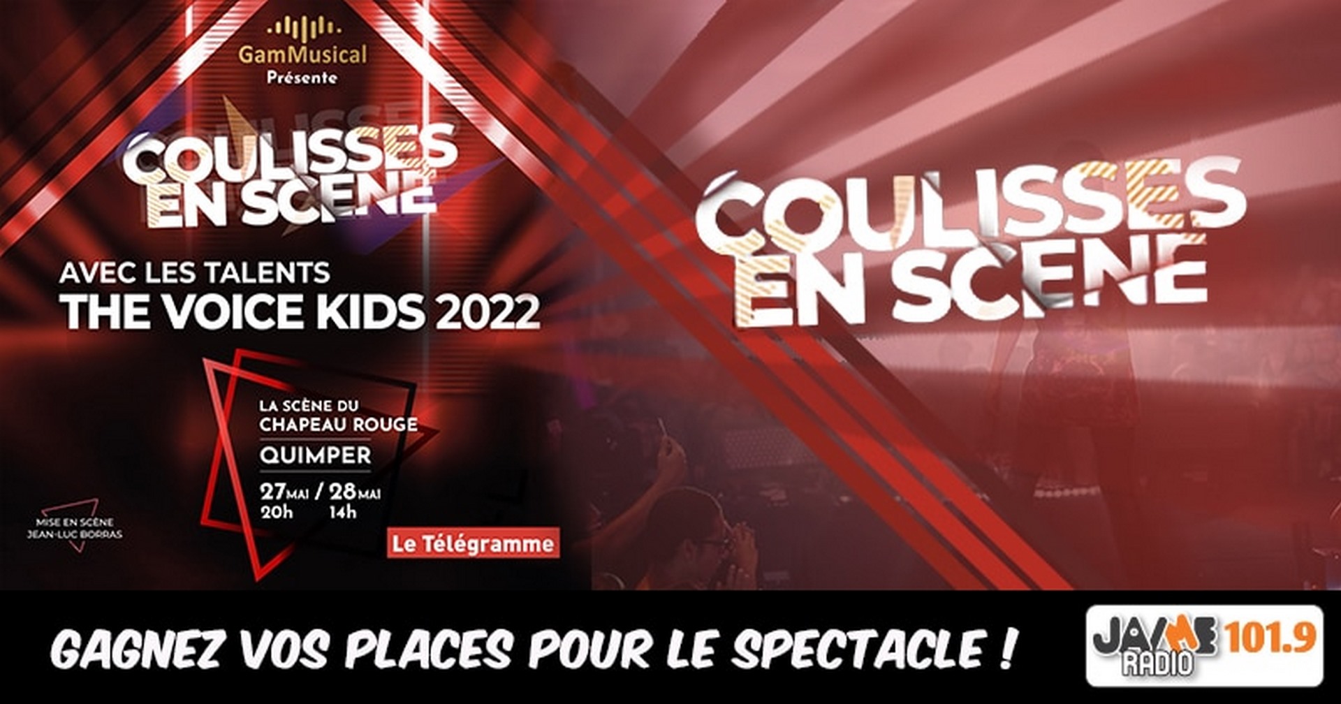Gagnez vos places pour le spectacle Coulisses en scène !
