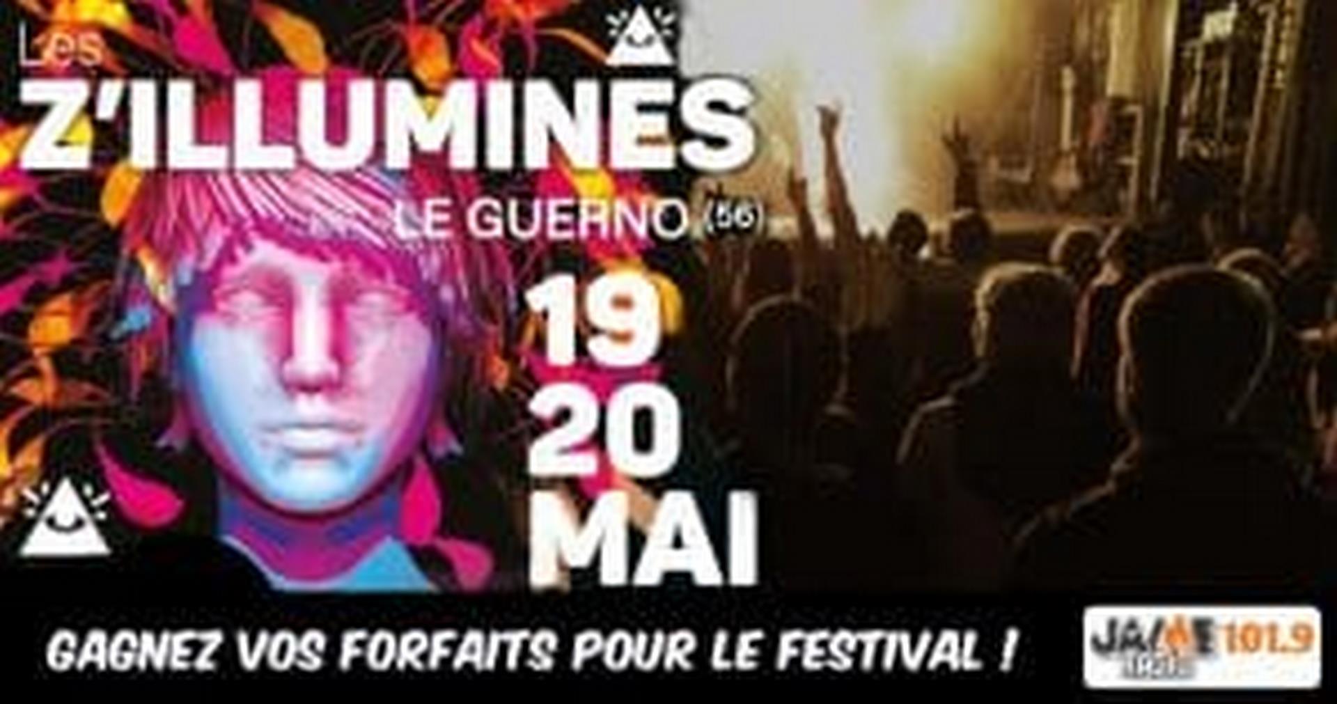Gagnez vos forfaits week-end pour le festival les Z’illuminés à Le Guerno !