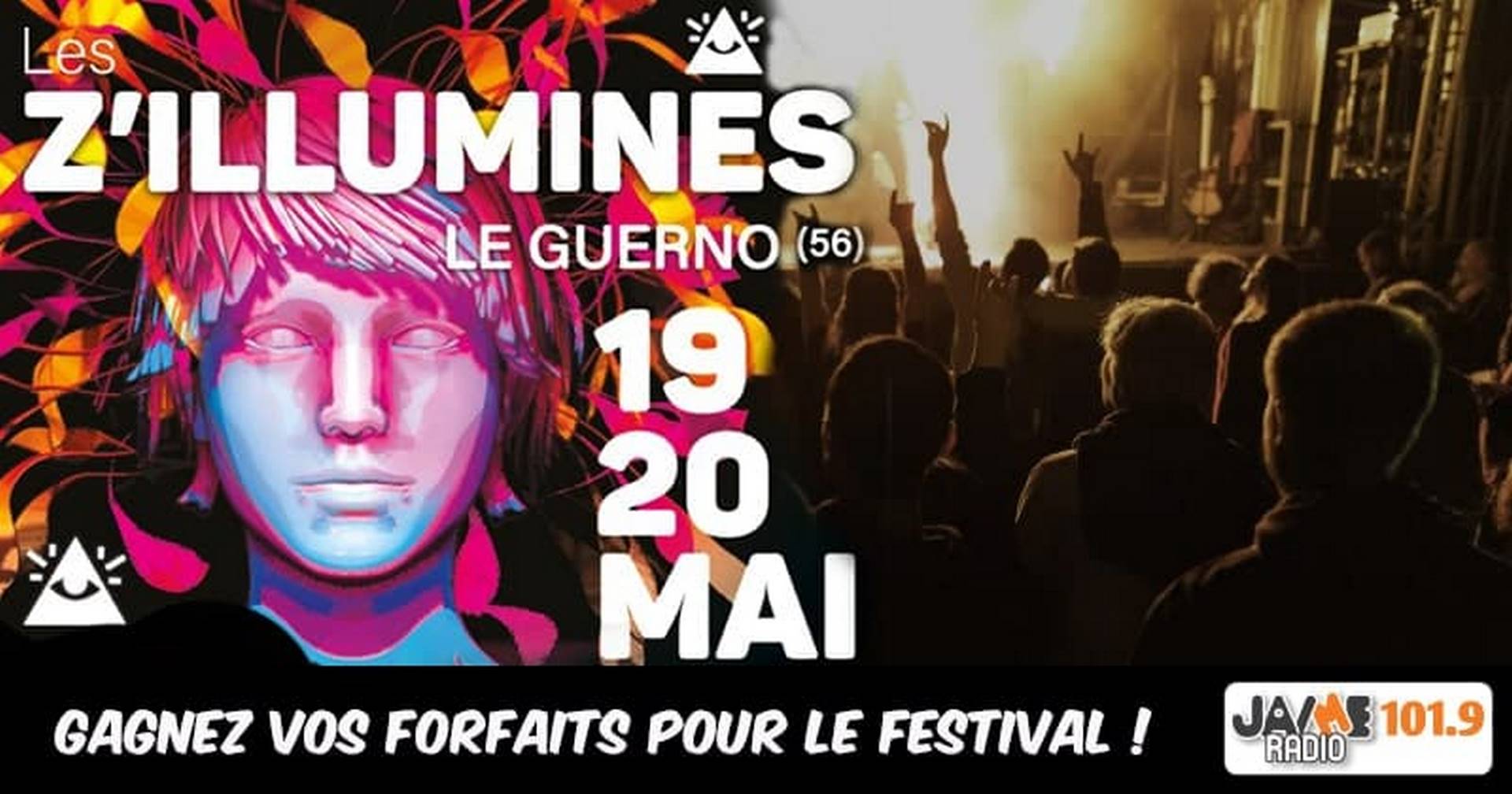 Gagnez vos forfaits week-end pour le festival les Z’illuminés à Le Guerno !