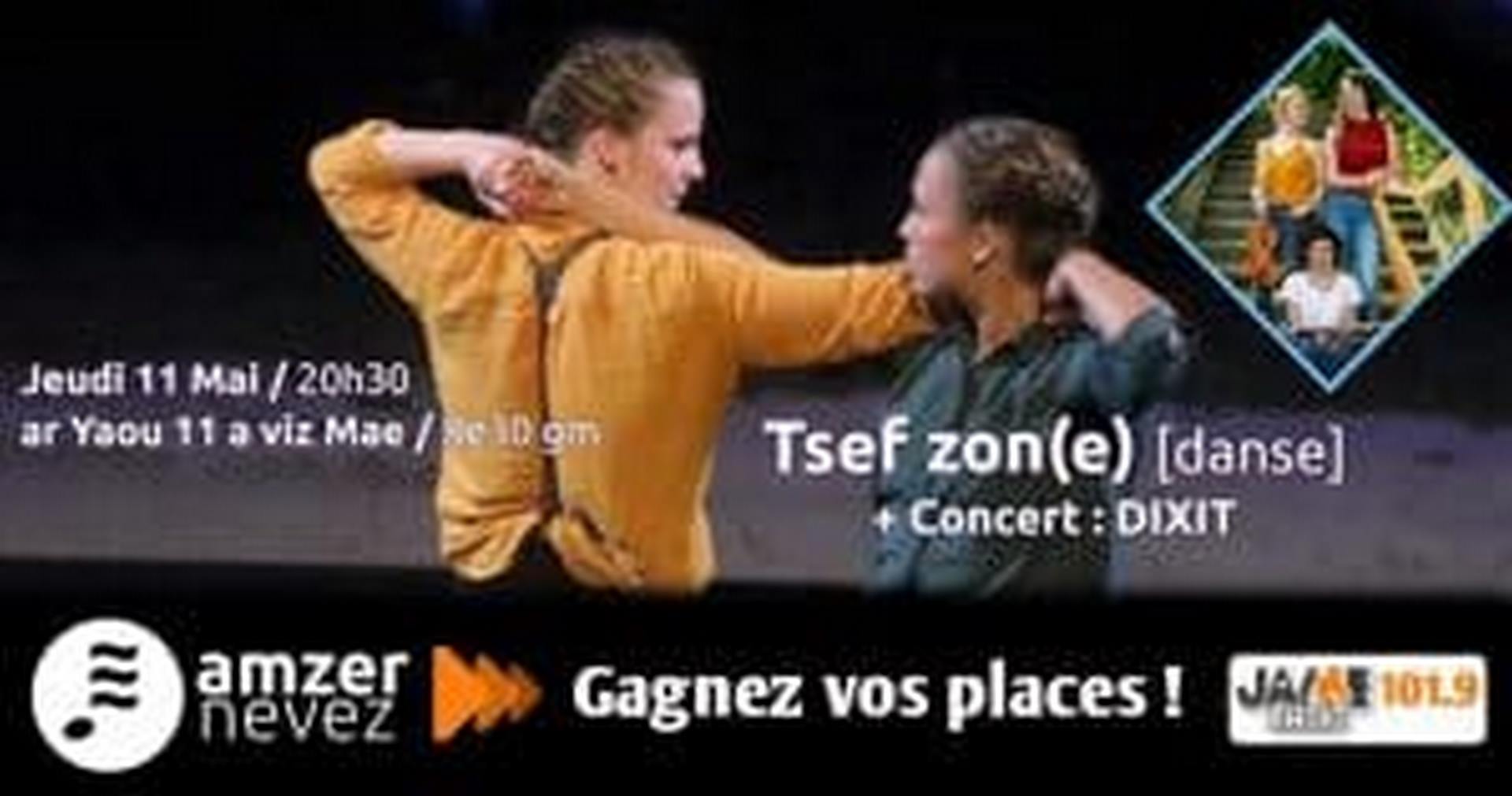 Gagnez vos places pour le spectacle de danse du groupe Tsef zon(e) !