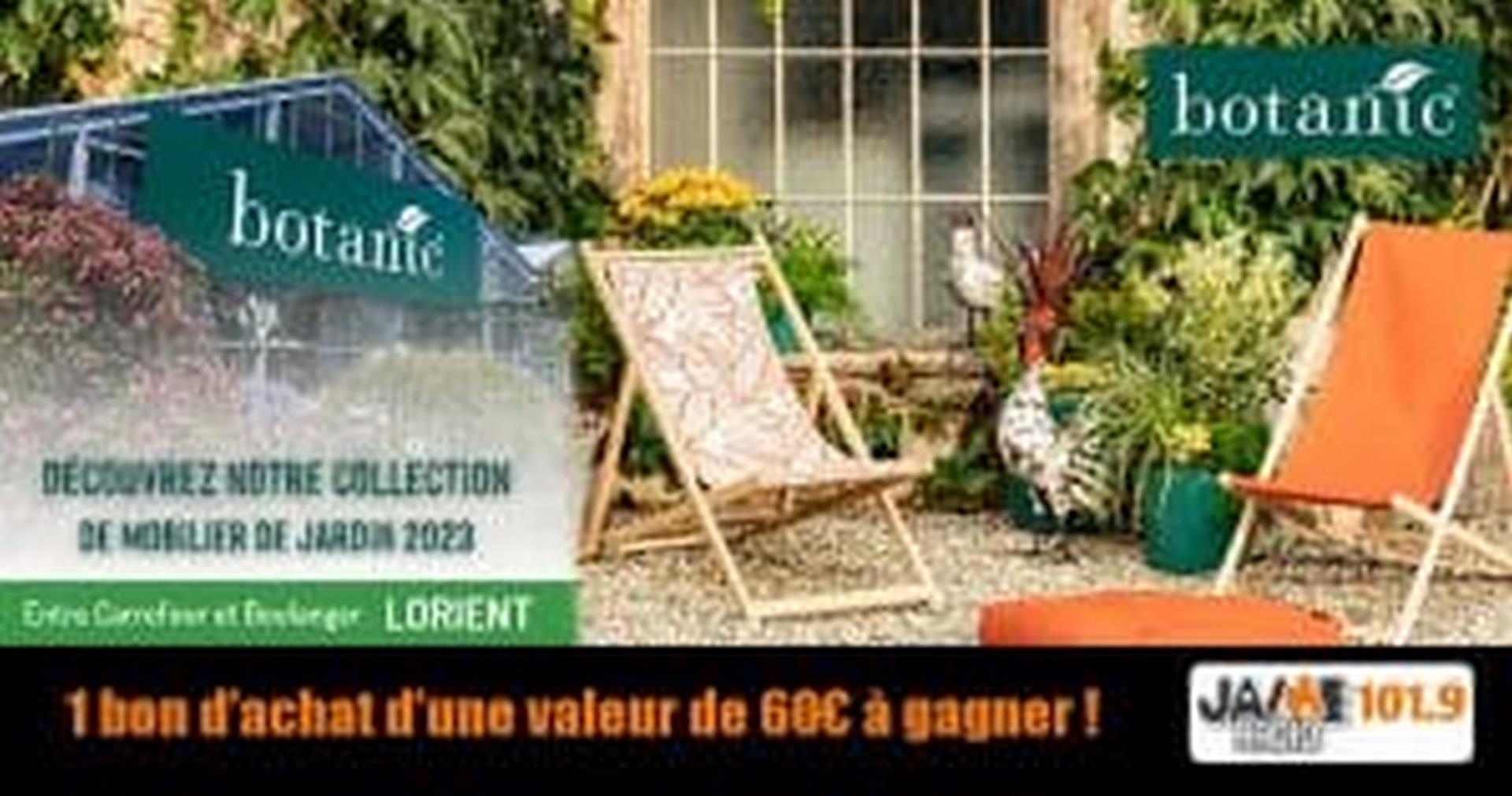 Gagnez un bon d’achat d’une valeur de 60€ avec botanic® !