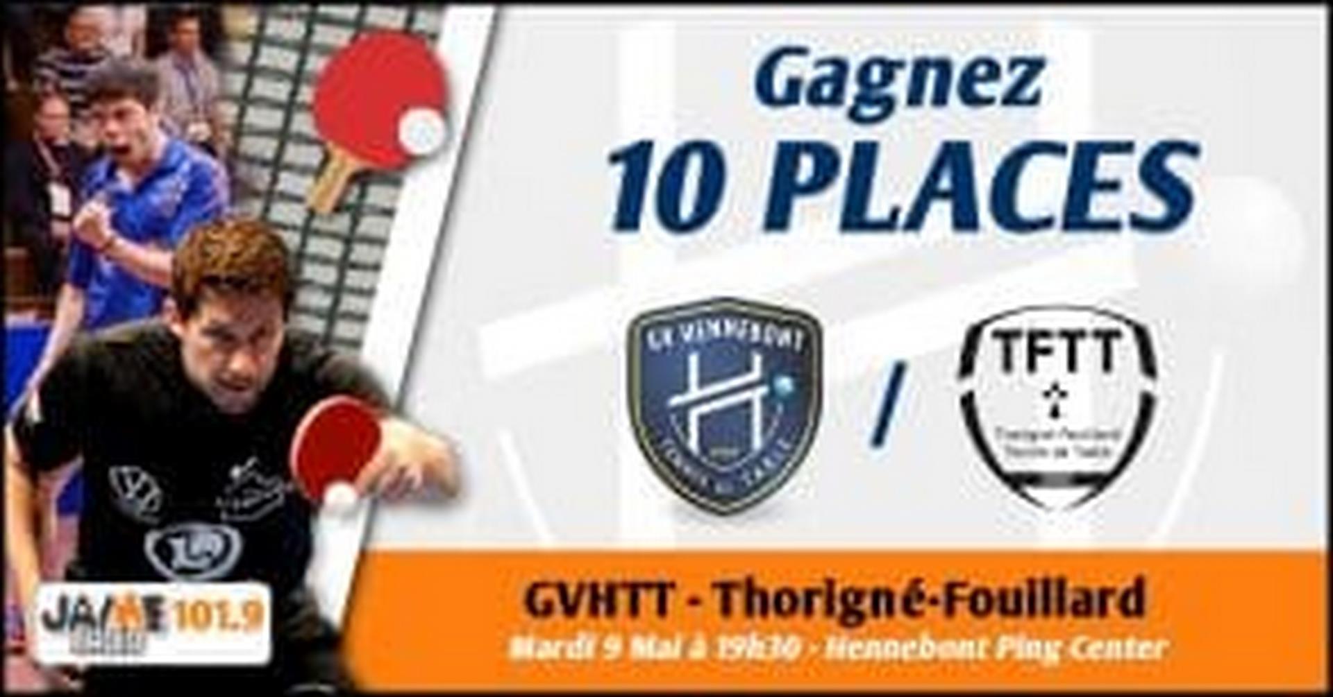 Gagnez vos places pour le prochain match du GVHTT d’Hennebont face à Thorigné-Fouillard !