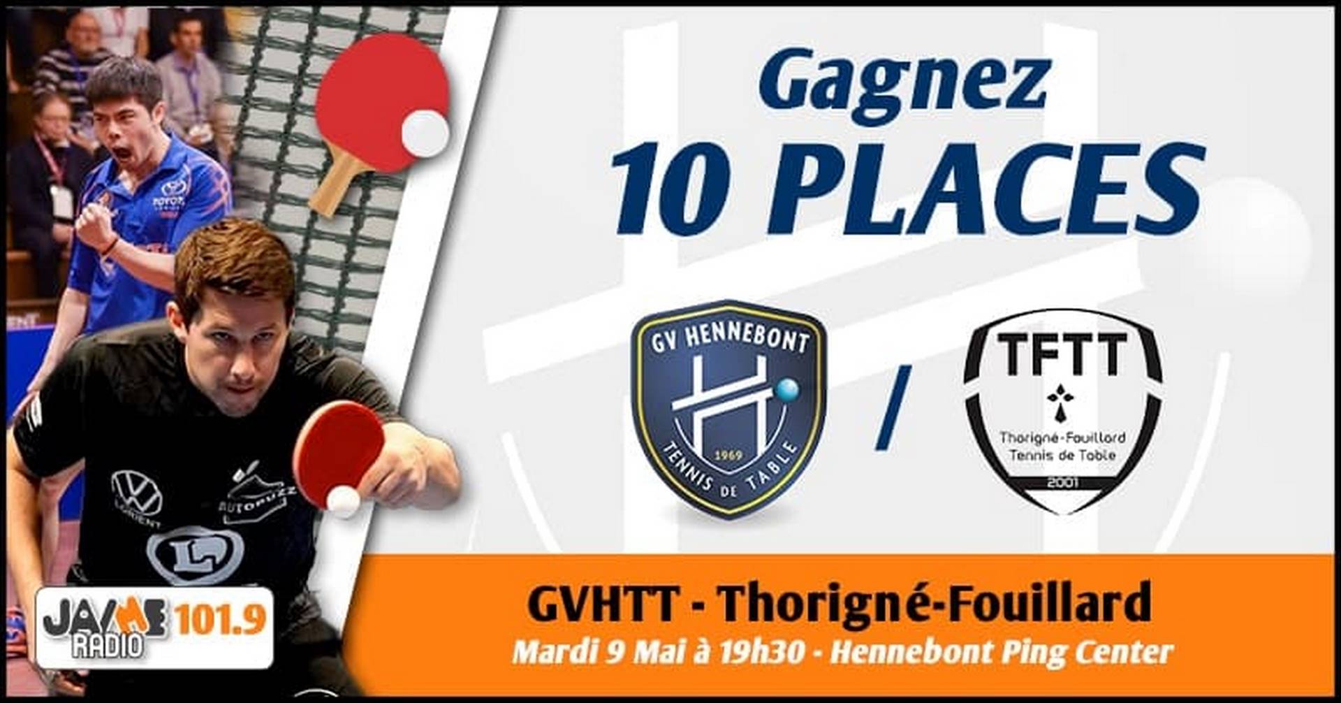Gagnez vos places pour le prochain match du GVHTT d’Hennebont face à Thorigné-Fouillard !