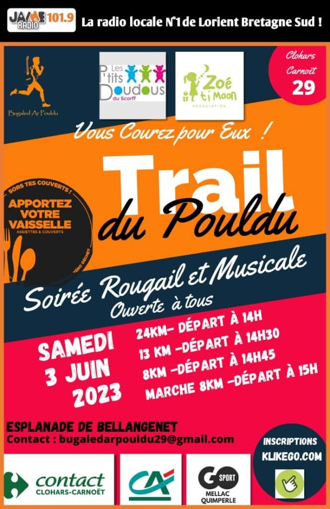 affiche trail du poudu