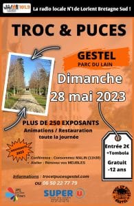 Affiche troc et puces