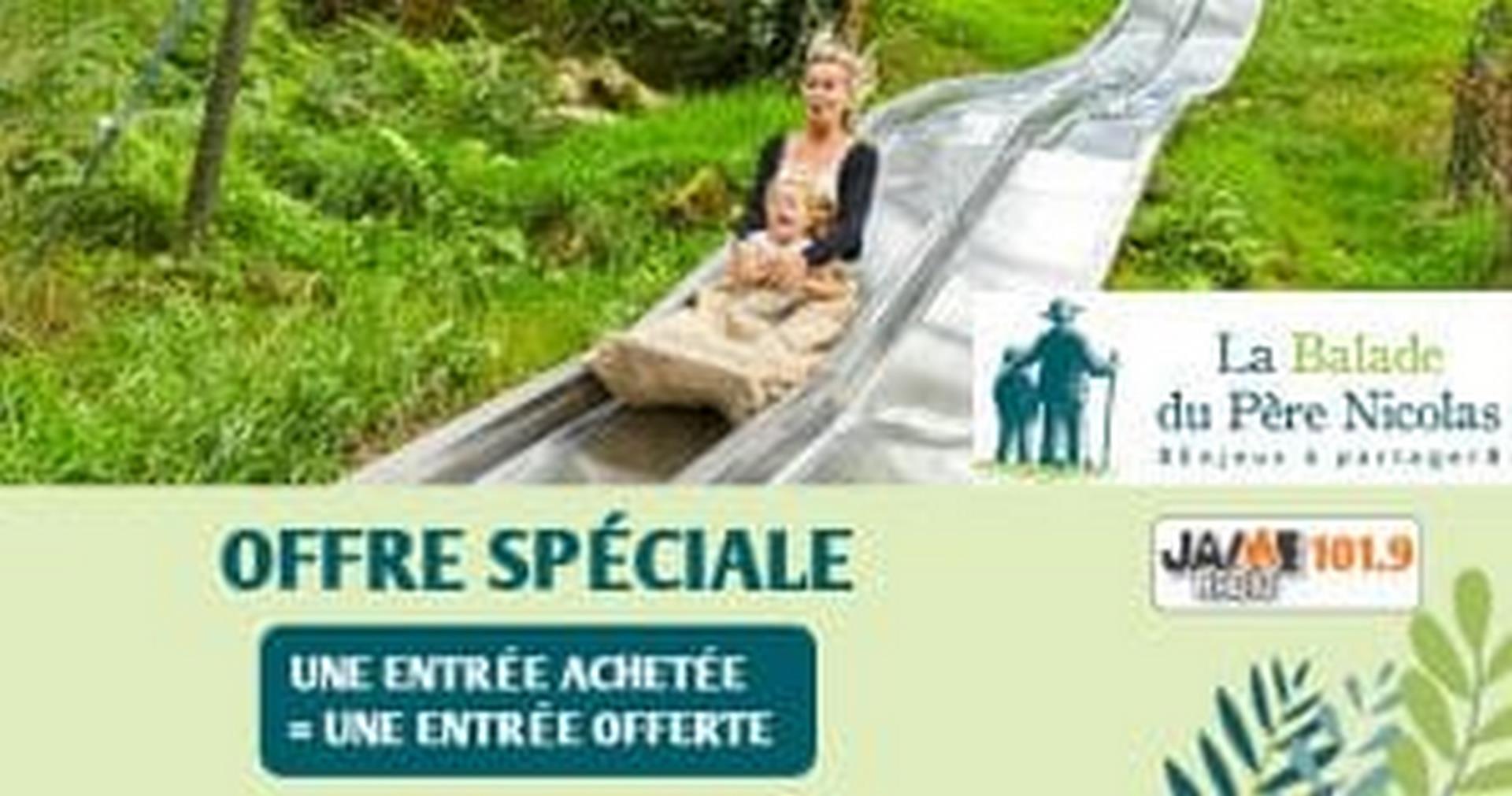 Gagnez une offre spéciale: une entrée achetée, une entrée offerte pour La balade du père Nicolas