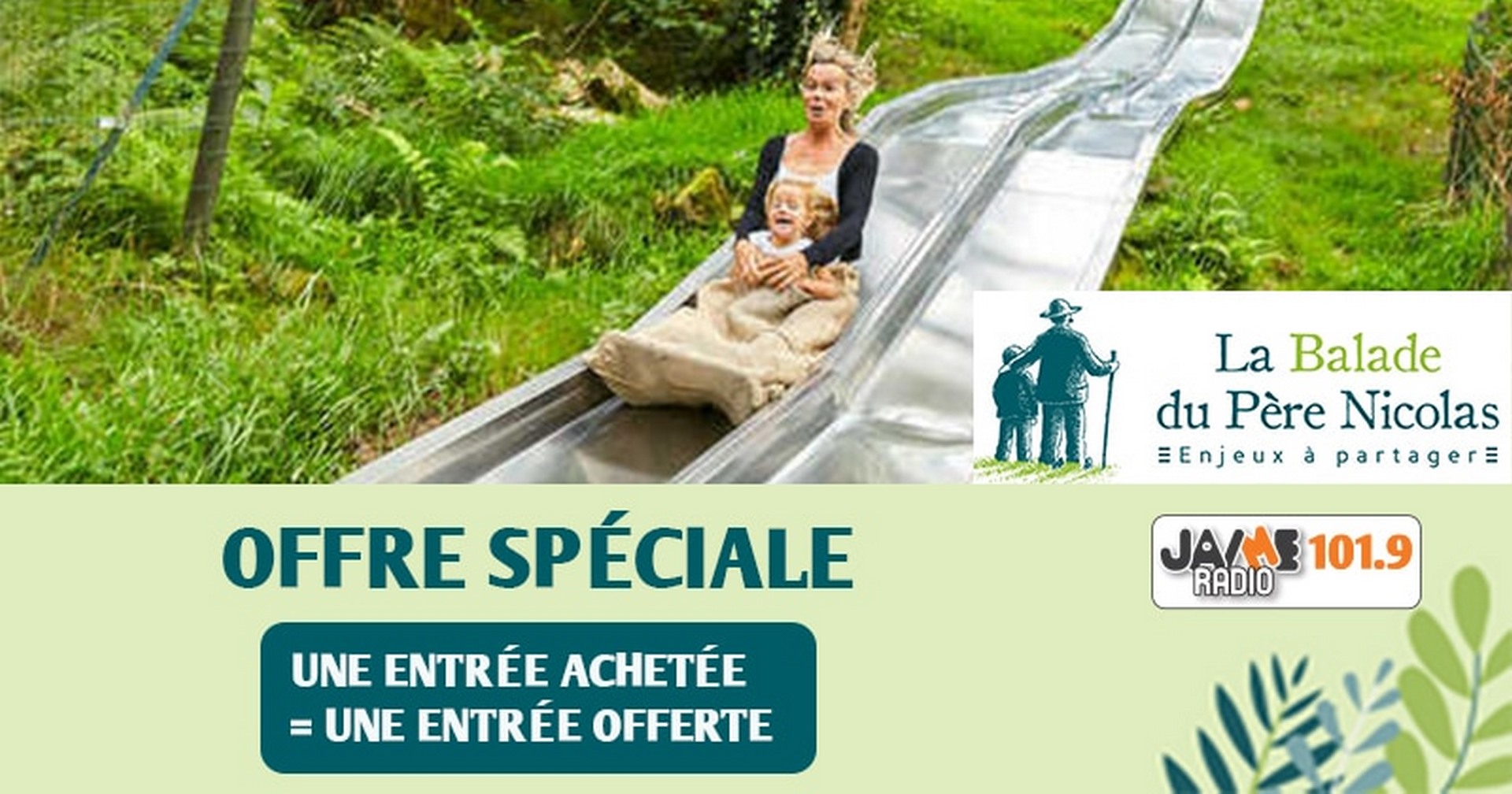 Gagnez une offre spéciale: une entrée achetée, une entrée offerte pour La balade du père Nicolas