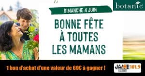 Gagnez un bon d’achat d’une valeur de 60€ pour la fête des mères avec botanic® Lorient !