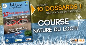 Gagnez votre dossard pour la 10ème course nature du Loc’h à Guidel-Plage !