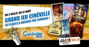 Grand jeu cinéma avec le Cinéville de Lorient, 10 places par semaine à gagner pendant les vacances !