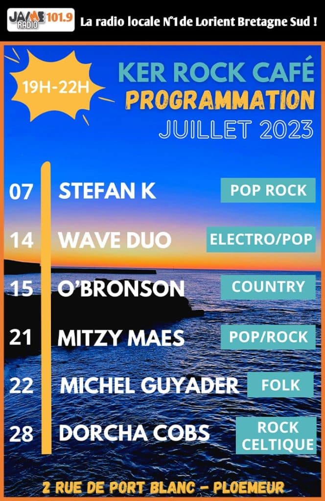 Ker Rock Café à Guidel, des concerts tout l'été !