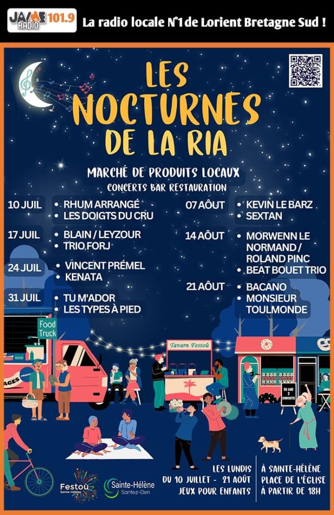 Retour des Nocturnes de la Ria à Saint-Hélène