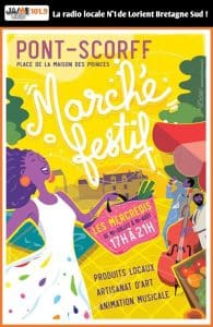 Affiche marché Festif de Pont-Scorff