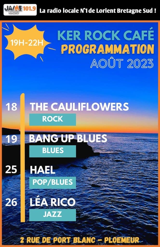 Des concerts tout l'été au Ker Rock Café à Ploemeur !