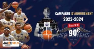 La campagne d'abonnement du CEP Lorient Breizh Basket est lancée !