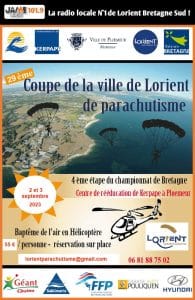 Affiche Lorient Parachutisme