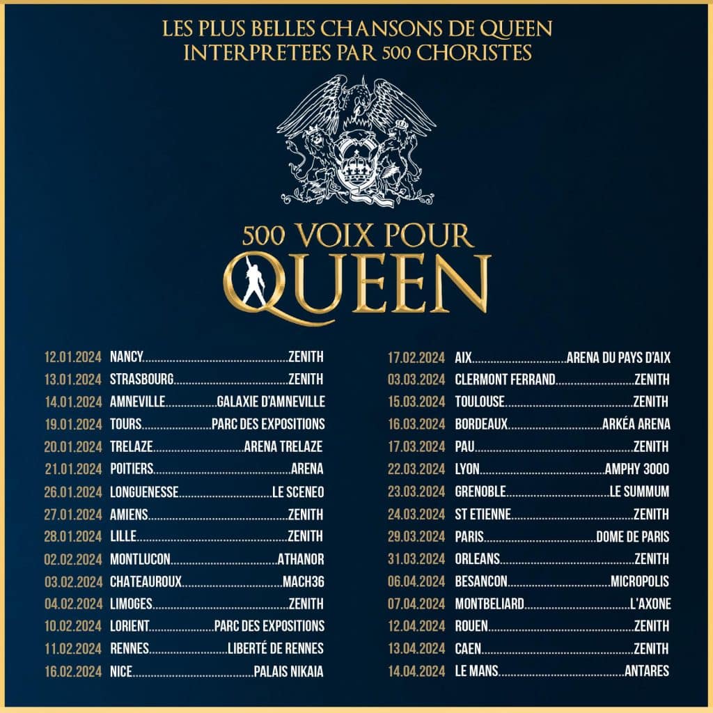 Queen 500 voix date