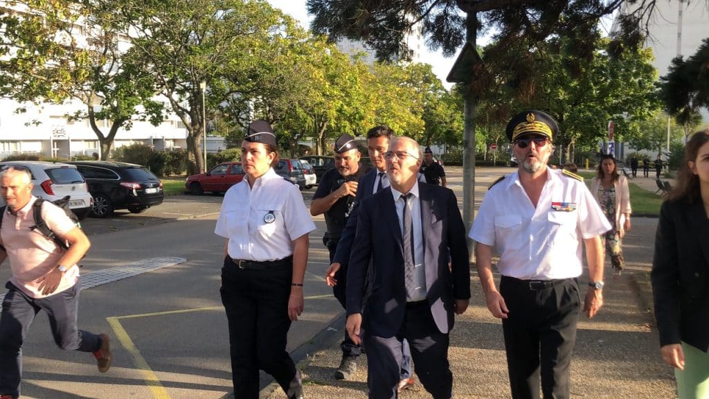 Le préfet du Morbihan en soutien au forces de l'ordre dans le quartier de Kervénanec à Lorient