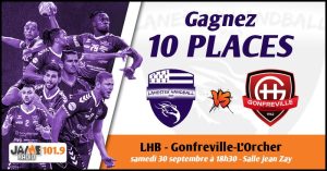 Gagnez vos places pour le match entre Lanester Handball et Gonfreville-L’Orcher !