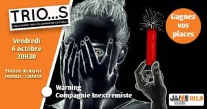 Gagnez vos places pour la pièce de théâtre “Warning” au Théâtre du Blavet d'Inzinzac-Lochrist !