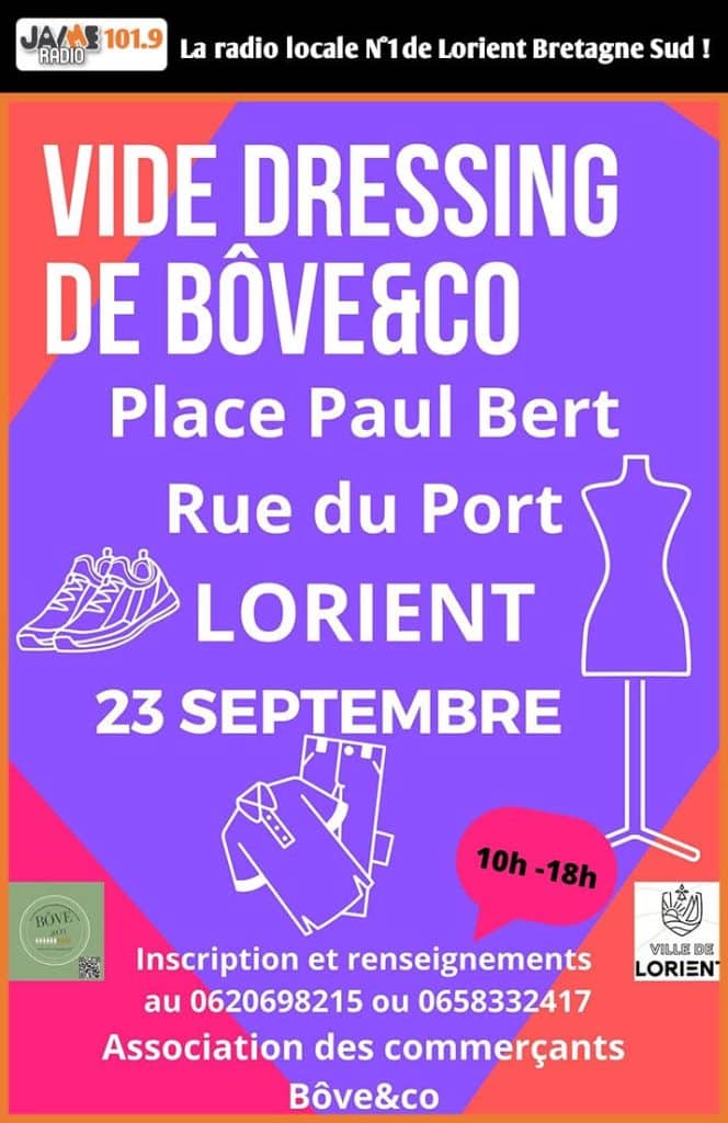 affiche vide dressing bôve & co