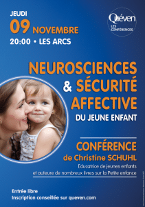 Affiche neurosciences et sécurité affective