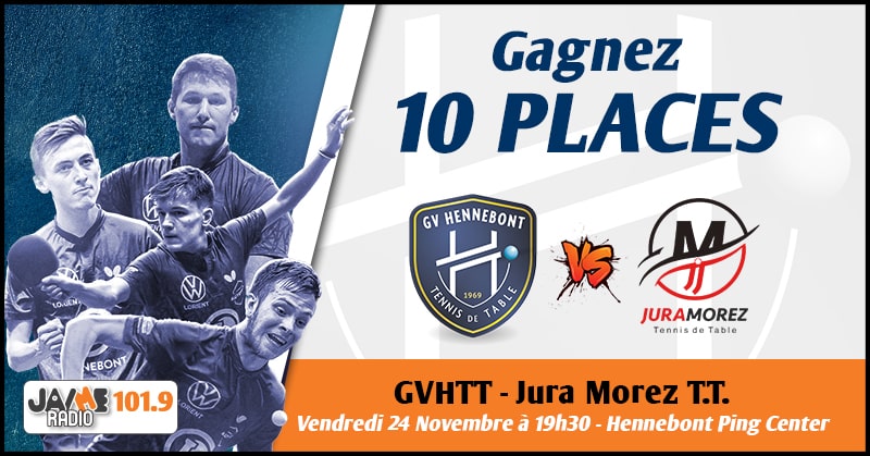 Gagnez vos places pour le prochain match de la GVHTT face au Jura Morez TT !