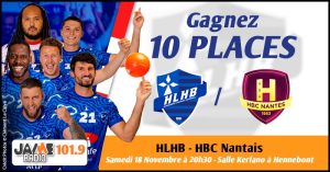Gagnez vos places pour le match entre Le Hennebont Lochrist Handball et le HBC Nantais