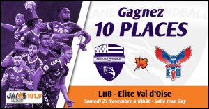 Gagnez vos places pour le match entre Lanester Handball et l’Élite Val d’Oise !