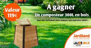 Gagnez un magnifique composteur en bois avec Jardiland Lanester !