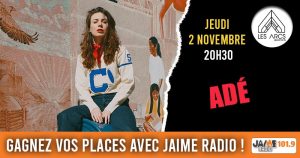 Gagnez vos places pour le concert d’Adé aux Arcs de Quéven !