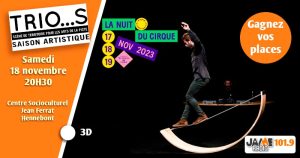 Gagnez vos places pour le spectacle “3D” au Centre culturel Jean Ferrat d’Hennebont !