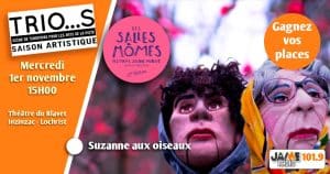 Gagnez vos places pour le spectacle de marionnettes “Suzanne aux oiseaux” au Théâtre du Blavet d'Inzinzac-Lochrist !