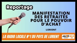 VIDÉO : manifestation des retraités pour le pouvoir d'achat à Lorient