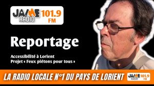Le lundi 9 octobre à eu lieu l'inauguration d'un feu sonore au 27 rue de la Marne à Lorient dans le cadre du projet "Feu piéton pour tous".